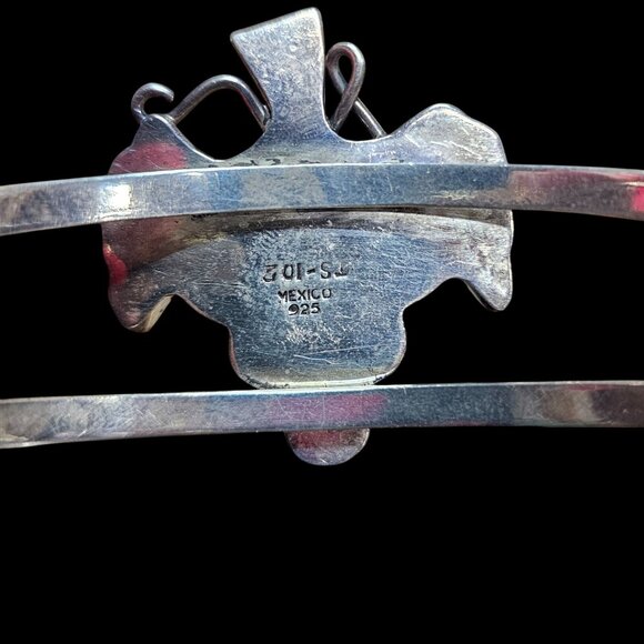 Vintage Mexico Sterling Silver Grape Cluster Jewelry 2 Bracelets 1 Pendant 114g - Picture 7 of 13